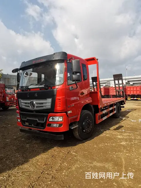 东风六缸机拖车 专拉150挖机平板运输车 - 图片 7