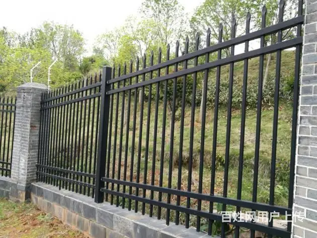 韶关铁艺围墙护栏厂家锌钢厂区院墙防攀爬围墙小区铁艺 - 图片 1
