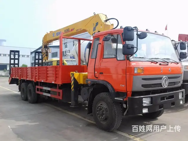 12吨东风随车吊挖机平板运输车 - 图片 2