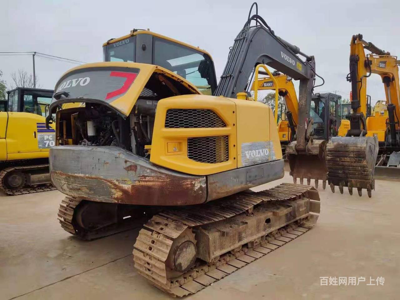 纯土方车沃尔沃80二手挖掘机低价出售全车原版