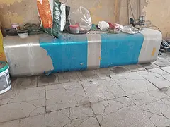 750升铝合金油箱，全新没用，定做的