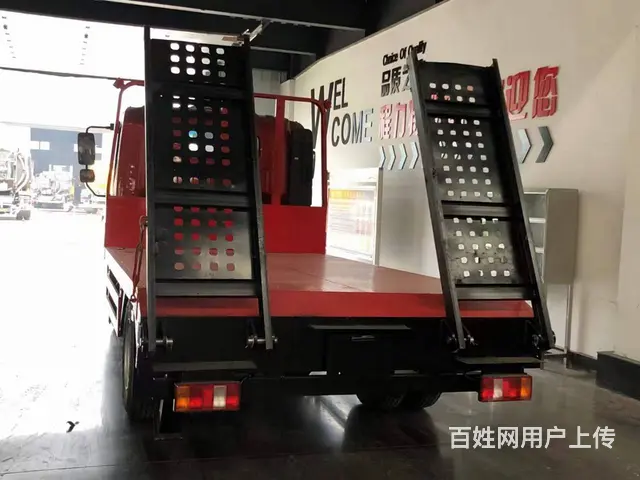 重汽豪曼平板车价格 拖小型挖掘机叉车收割机运输车 - 图片 11