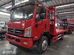 大运单桥平板车 拖120挖机运输车 厂家直销可分期