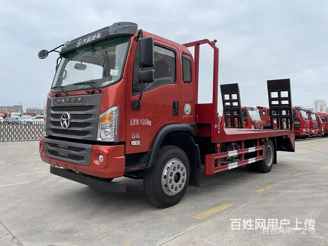 大运G6单桥挖机平板拖车 来电有优惠 - 图片 3