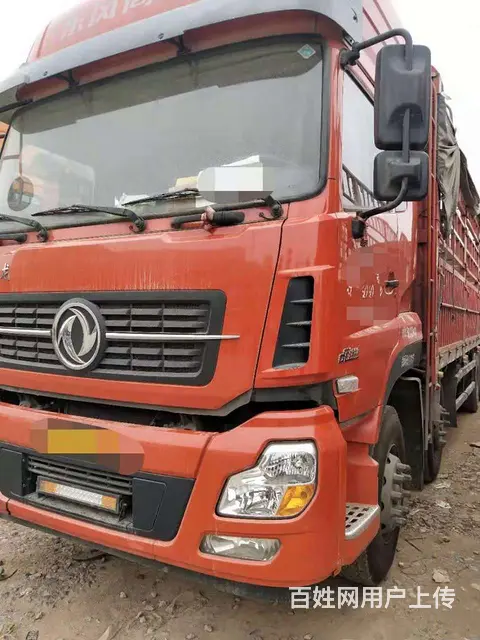 东风天龙载货车9米6箱高栏380马力精品国5带全保 - 图片 1