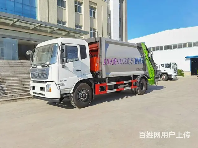 侧装垃圾车厂家后装入垃圾车东风不泄露垃圾车 - 图片 3