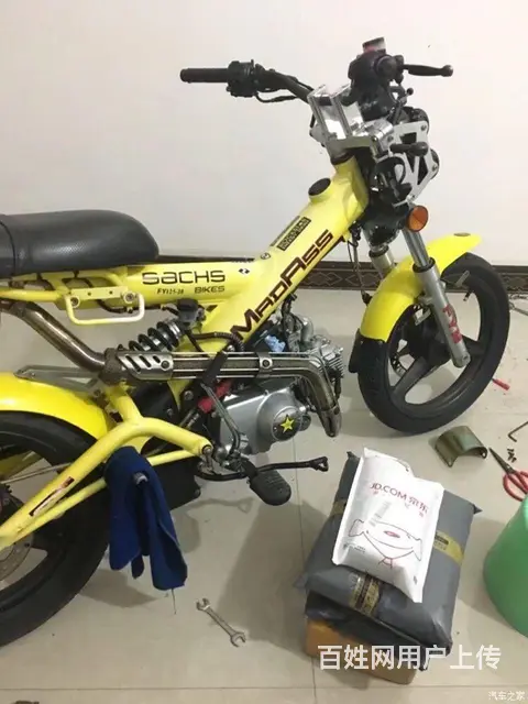 非常个性的摩托车。125动力。有牌照。需要过户。保 - 图片