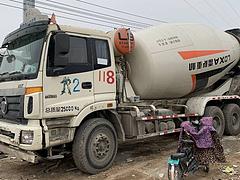 二手欧曼搅拌车 大14方 雷萨L8上装 336马力