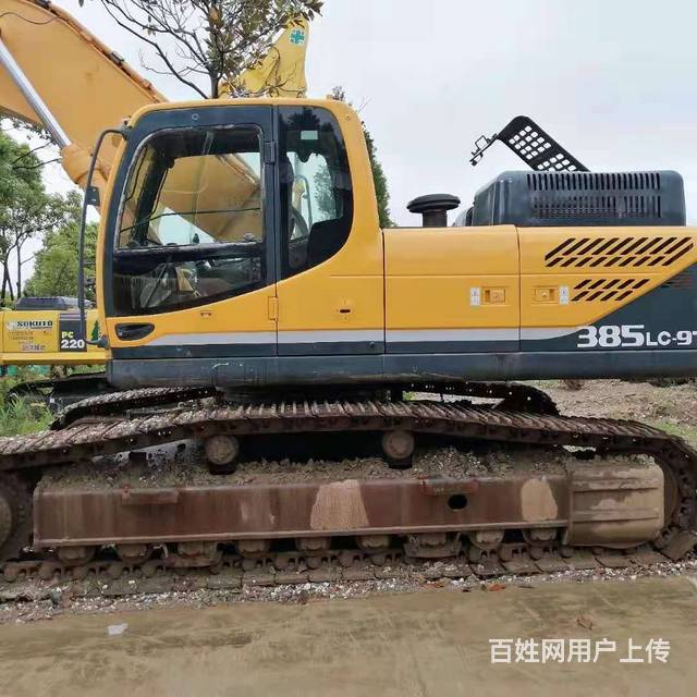 现代385二手挖掘机个人转让手续齐全