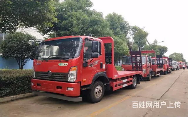 武威 重汽王牌厂家直销平板拖车  拖15吨挖机平板 - 图片 4