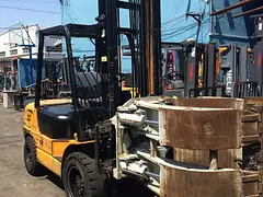 高质量合力叉车3吨纸卷圆抱夹二手叉车对外出售