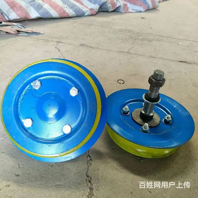 架空乘人装置配件单托轮 双托轮 矿用乘人索道单托轮 - 图片