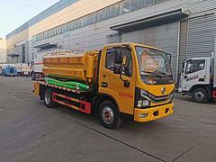 东风小多利卡6方蓝牌清洗吸污车 高压清洗化粪池管道