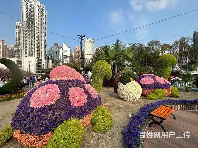 珠海绿雕 鲜花雕塑 假花雕塑 花艺雕塑 - 图片 1