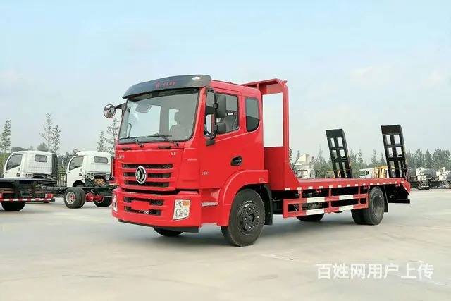 东风锦程平板车 拉180挖掘机钻机拖车 现车直销价 - 图片 5