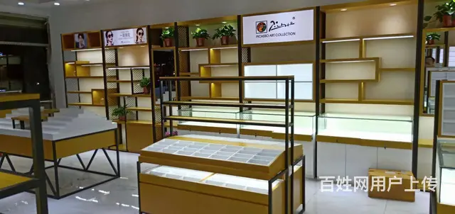商业展柜定制设计、淄博烤漆展示柜工厂、门头店展架 - 图片 5