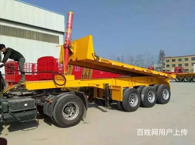 全车定制自卸平板后翻半挂车 专家制造 - 图片 10