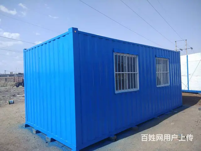 包头彩钢集装箱，包头住人集装箱房，移动吊装房 - 图片 5