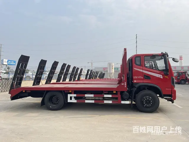 东风拉120挖机平板运输车 现车多多 - 图片 2