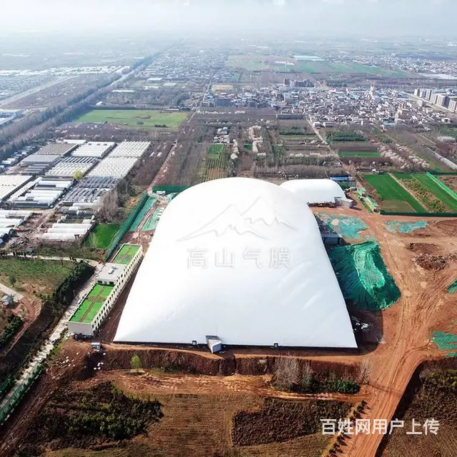 充气膜恒温游泳馆 气膜体育场馆 标准网球馆设计 - 图片 3