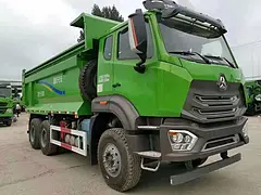 库存新车 重汽豪瀚渣土车 国五 5.6米U型大箱