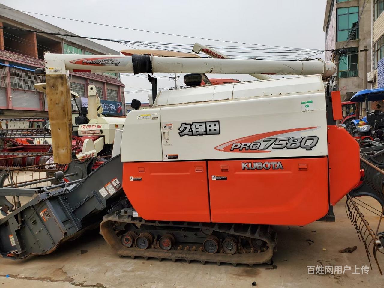 18年久保田758:全车原版:工作600多小时 - 漯河源汇拖拉机/收割机