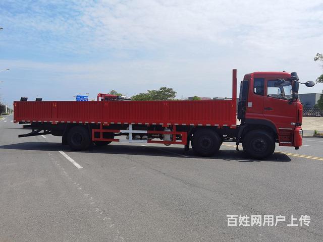 前四后四9.6米载货平板车 9.6米载货车仓栏车 配置及参数的图片