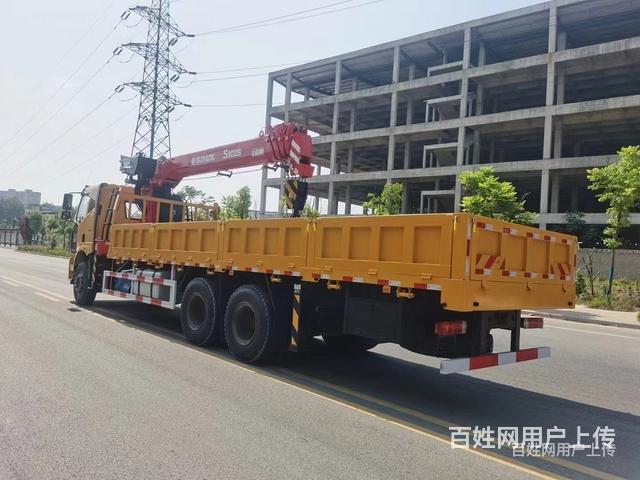 新款解放国六后八轮8吨10吨12吨随车吊 吊机任意配的图片