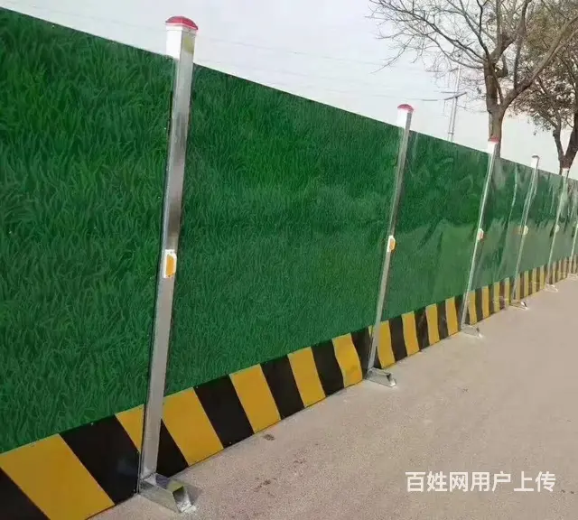 兰州彩钢围挡，市政围挡，施工围挡装配式围挡大量现货 - 图片 1