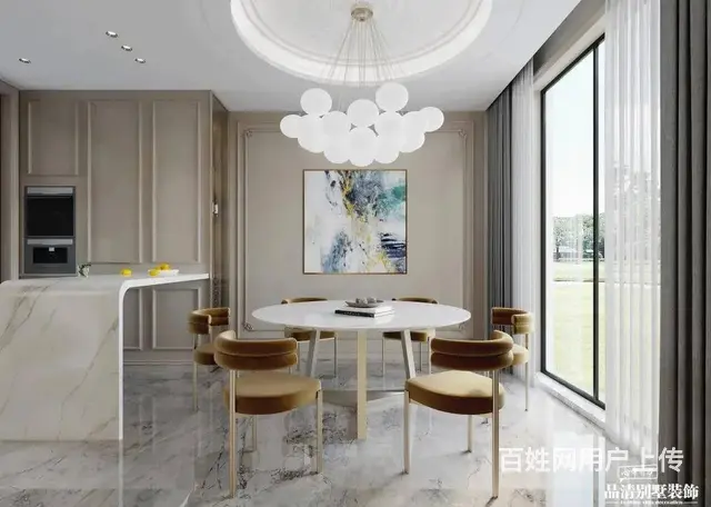 别墅装修 | 440㎡现代美式风格案例赏析 - 图片 3