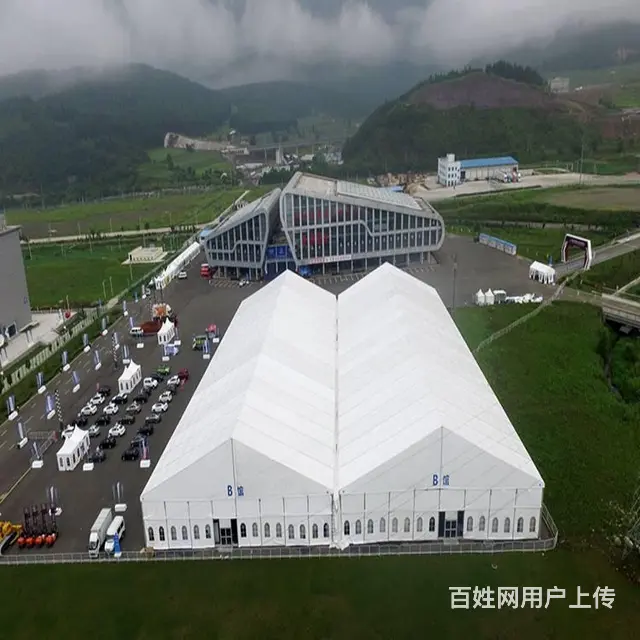 户外铝合金篷房租赁 文艺演出大棚 临时展馆帐篷搭建 - 图片 2