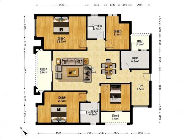 火车东站多层[1-7层]南北精装修149.35平热卖 - 图片 10