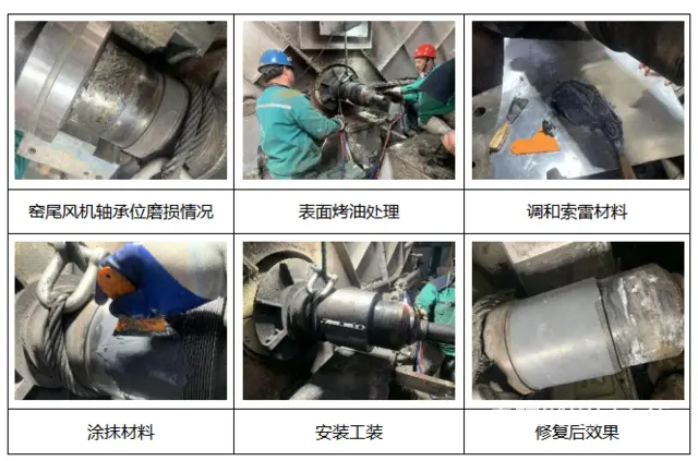 窑尾风机轴承位磨损的修复方法真的很简单 - 图片