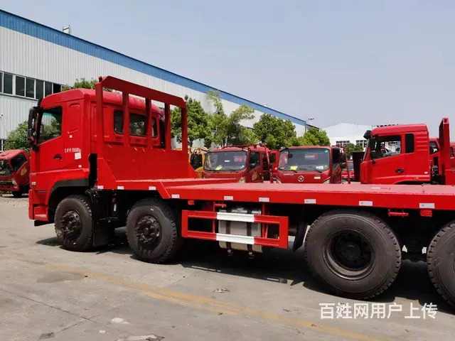 前四后八东风平板车 生产厂家可定制货箱或直板 - 图片 10