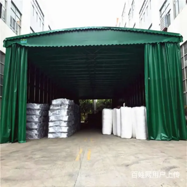 活动帐篷大型仓库棚停车棚电动棚夜宵烧烤棚伸缩折叠棚 - 图片 9