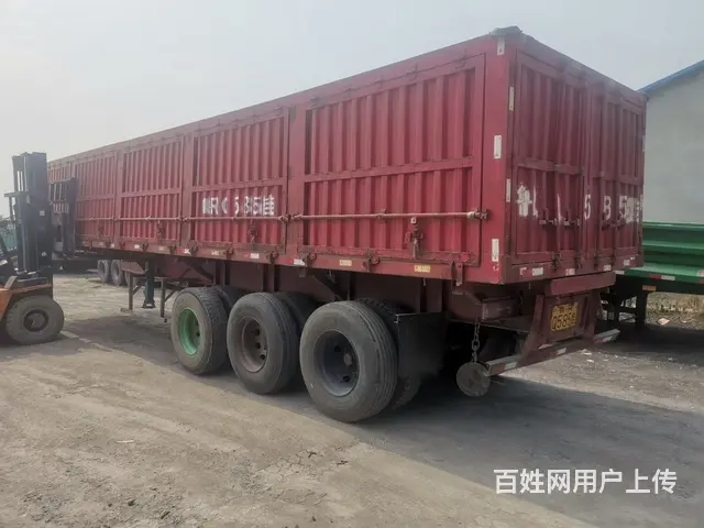拉萨转让一台11米1.5米高一体侧翻半挂车，原车原户 - 图片 1