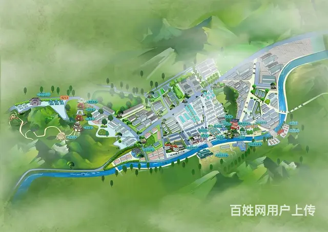 在线承接定制景园导览图 还原景区让你不迷路 - 图片 2