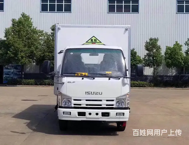厢长4米1五十铃危险品厢式运输车气瓶车防爆车国5车 - 图片 6