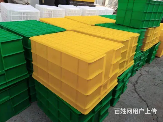 沈阳塑料托盘仓库潮垫板塑料箱塑料筐卡板箱零件盒 - 图片 12