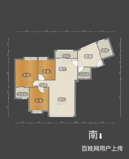 新香洲 华润万家后面 城市风景 电梯3房 南北通 满五 - 图片 11