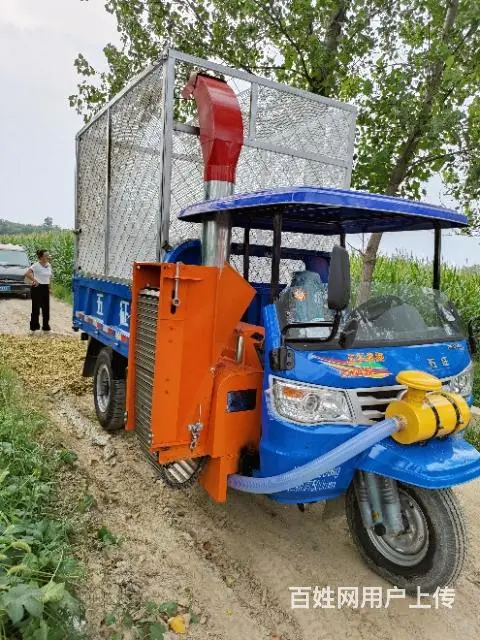 改装拖拉机 农机三轮铡草车 揉丝粉碎机干湿两用 - 图片 11