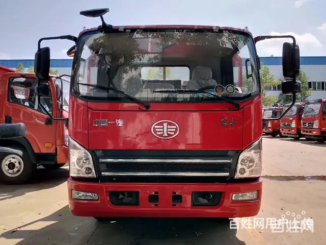 解放蓝牌平板拖车　可拖6-10吨挖机叉车　厂家直销 - 图片 4