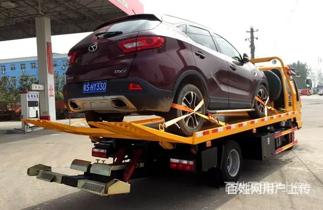 清障车厂家,重汽解放江淮高品质,一拖二平板救援拖车现车直销 - 图片 6