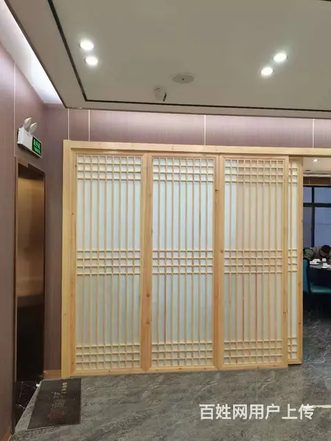 四川成都实木家装隔断中式实木花格屏风 - 图片 3