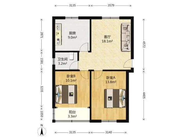 拱北关口御花园电梯精装2房2厅出租，租价3400。近关口 - 图片 8