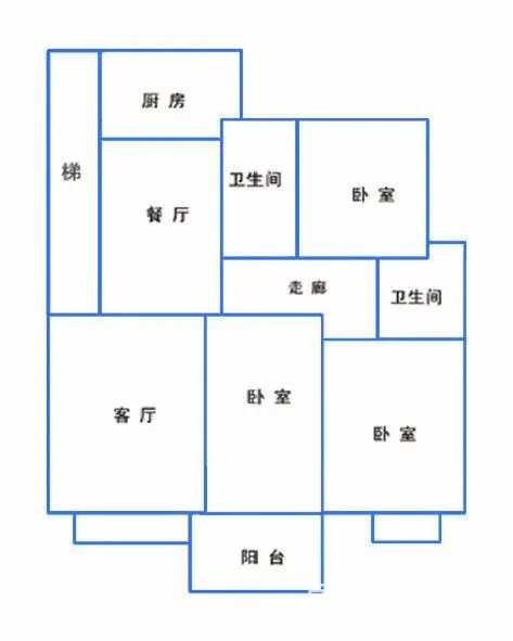 贾汪25路跟宜家花园4楼3室家具家电齐全干净1200一月 - 图片 7