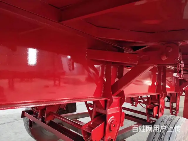 现车出售13米标箱侧翻半挂车 宽2.55米 高60 - 图片 2