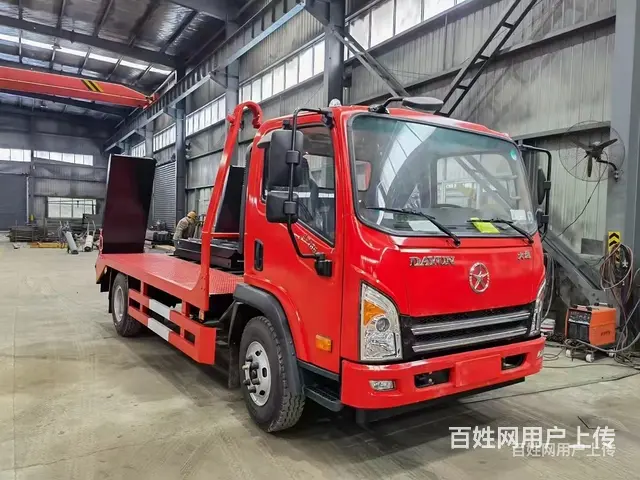 成都大运蓝牌单桥挖机平板车拖板车 货真价实 - 图片 9