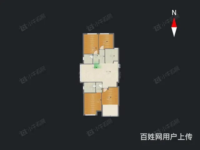 正南路劲城市主场4室2厅，采光好，得房率高 - 图片 10