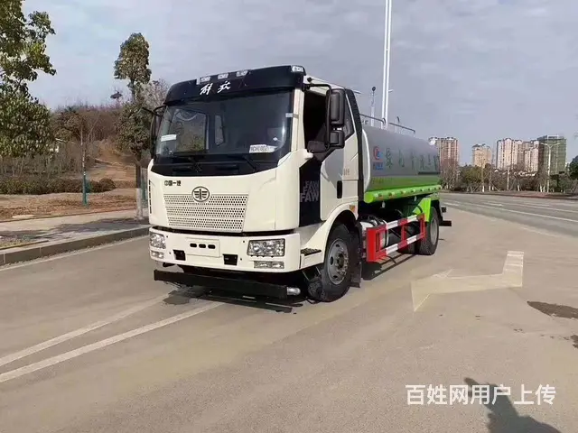 解放12吨洒水车　道路喷水车价格 现车全国免费送车 - 图片 1